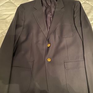 Boys Brooks Brother navy  suit coat size 20
